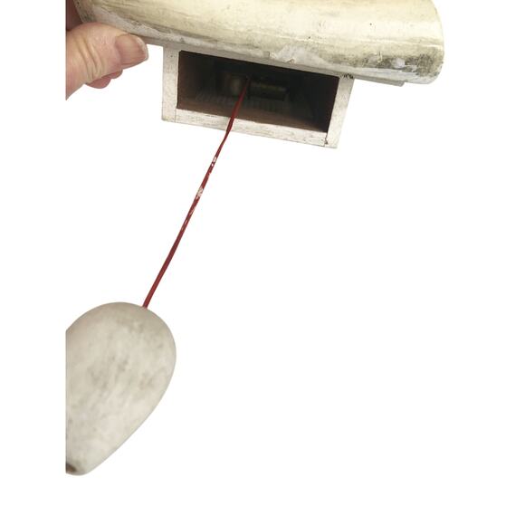 Vintage 60s Silent Night Wall Plaque Bensinc Pull String Musical - Picture 8 of 10